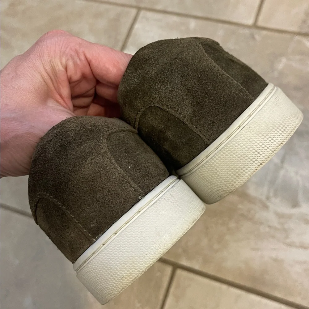 Frye & Co Sindy Suede Leather Sneakers 9M Low Top Fall